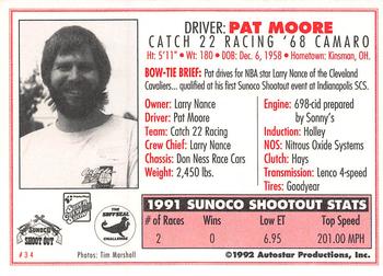 1992 Parts Plus Super Chevy Show #34 Pat Moore Back