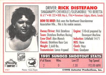 1992 Parts Plus Super Chevy Show #37 Rick Distefano Back