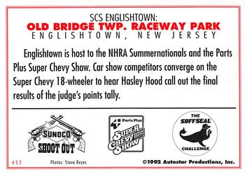 1992 Parts Plus Super Chevy Show #52 Old Bridge Twp Raceway Park Back