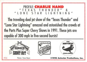 1992 Parts Plus Super Chevy Show #56 Charlie Hand Back