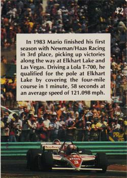 1992 Hi-Tech Mario Andretti #42 Mario Andretti Back