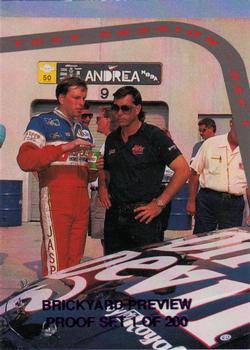 1995 Hi-Tech 1994 Brickyard 400 - Preview Proof #11 Test Session Day 1 Front