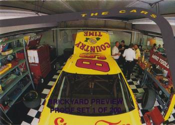 1995 Hi-Tech 1994 Brickyard 400 - Preview Proof #24 The Cars Front