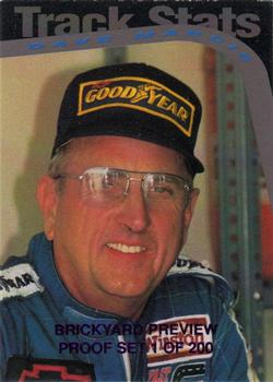 1995 Hi-Tech 1994 Brickyard 400 - Preview Proof #64 Dave Marcis Front