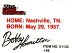 1992 Racing Champions Mini Stock Cars #01133 Bobby Hamilton Back