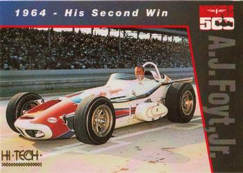 1994 Hi-Tech Indianapolis 500 - A.J. Foyt, Jr. #AJ3 1964 - His Second Win Front