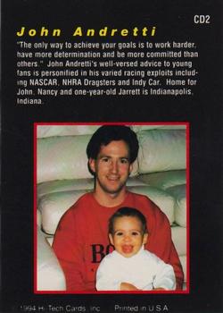 1994 Hi-Tech Indianapolis 500 - Championship Drivers Group #CD2 John Andretti Back