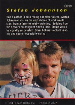 1994 Hi-Tech Indianapolis 500 - Championship Drivers Group #CD19 Stefan Johannson Back