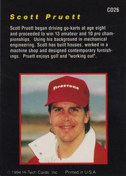 1994 Hi-Tech Indianapolis 500 - Championship Drivers Group #CD26 Scott Pruett Back