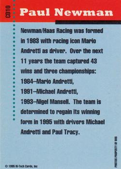 1995 Hi-Tech Championship Drivers Group #CD10 Paul Newman Back
