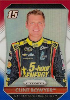 2016 Panini Prizm - Red, White & Blue Prizm #15 Clint Bowyer Front