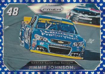 2016 Panini Prizm - Blue Flag Prizm #61 Jimmie Johnson's Car Front