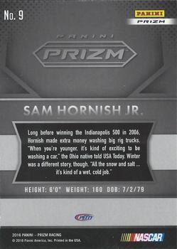 2016 Panini Prizm - Prizm #9 Sam Hornish Jr. Back