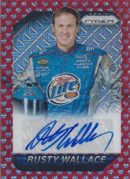 2016 Panini Prizm - Driver Signatures Red Flag Prizm #RW Rusty Wallace Front