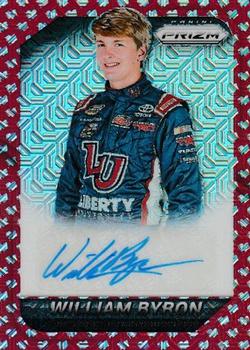 2016 Panini Prizm - Driver Signatures Red Flag Prizm #WB William Byron Front