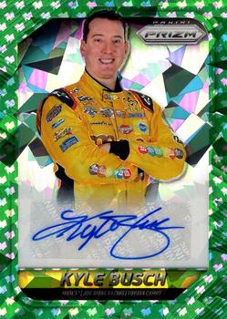 2016 Panini Prizm - Driver Signatures Green Flag Prizm #KB Kyle Busch Front