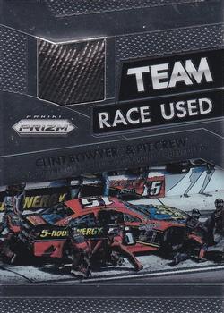 2016 Panini Prizm - Race Used Tire Team #RT-CB Clint Bowyer Front