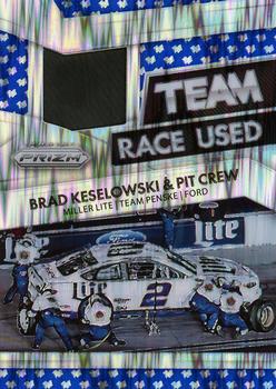 2016 Panini Prizm - Race Used Tire Team Blue Flag Prizm #RT-BK Brad Keselowski Front