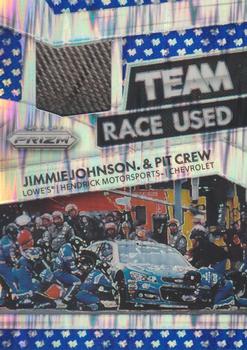 2016 Panini Prizm - Race Used Tire Team Blue Flag Prizm #RT-JJ Jimmie Johnson Front