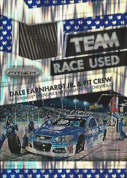 2016 Panini Prizm - Race Used Tire Team Blue Flag Prizm #RT-JR Dale Earnhardt Jr. Front