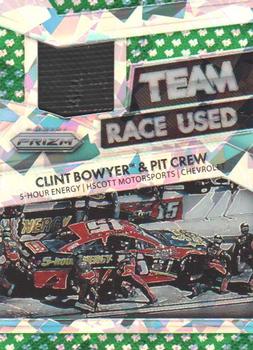 2016 Panini Prizm - Race Used Tire Team Green Flag Prizm #RT-CB Clint Bowyer Front