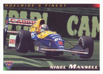 1994 Futera Adelaide F1 Grand Prix #3 Nigel Mansell Front