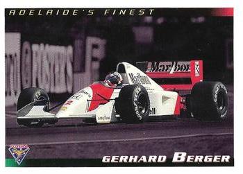 1994 Futera Adelaide F1 Grand Prix #21 Gerhard Berger Front