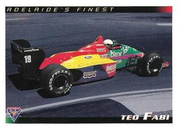 1994 Futera Adelaide F1 Grand Prix #23 Teo Fabi Front