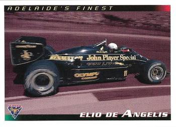 1994 Futera Adelaide F1 Grand Prix #37 Elio de Angelis Front