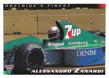 1994 Futera Adelaide F1 Grand Prix #51 Alessandro Zanardi Front