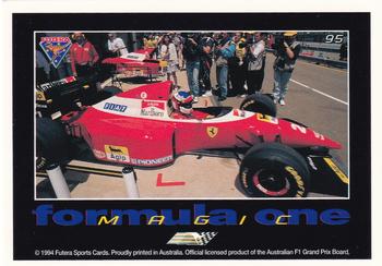 1994 Futera Adelaide F1 Grand Prix #95 Formula One Magic Back