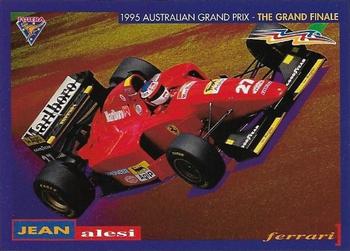 1995 Futera Australian Formula One Grand Prix #5 Jean Alesi Front