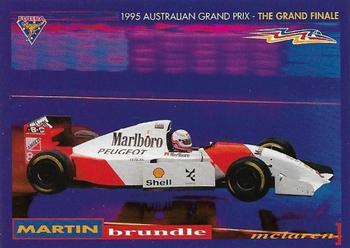 1995 Futera Australian Formula One Grand Prix #7 Martin Brundle Front