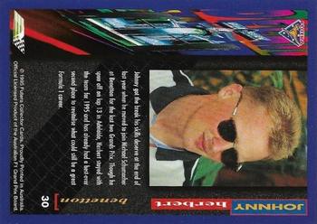 1995 Futera Australian Formula One Grand Prix #30 Johnny Herbert Back