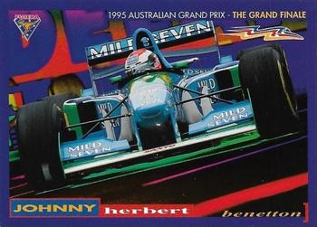 1995 Futera Australian Formula One Grand Prix #30 Johnny Herbert Front