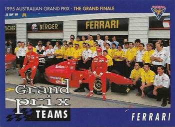 1995 Futera Australian Formula One Grand Prix #46 Grand Prix Teams Front