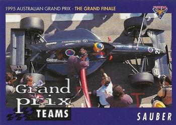 1995 Futera Australian Formula One Grand Prix #50 Grand Prix Teams Front
