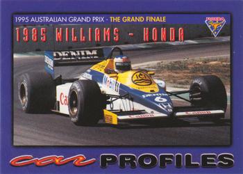 1995 Futera Australian Formula One Grand Prix #73 Car Profiles Front