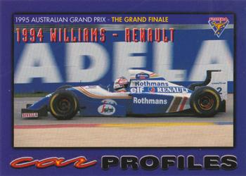1995 Futera Australian Formula One Grand Prix #82 Car Profiles Front