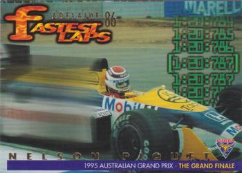 1995 Futera Australian Formula One Grand Prix - Fastest Laps #FL 2 Nelson Piquet Front