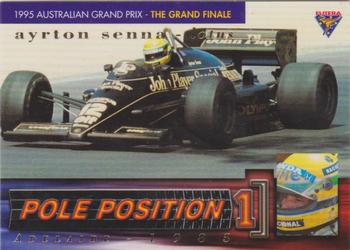 1995 Futera Australian Formula One Grand Prix - Pole Position #PP 1 Ayrton Senna Front
