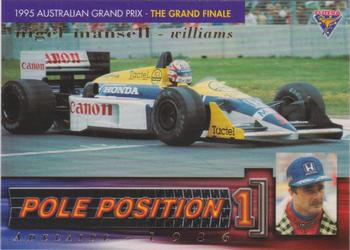1995 Futera Australian Formula One Grand Prix - Pole Position #PP 2 Nigel Mansell Front