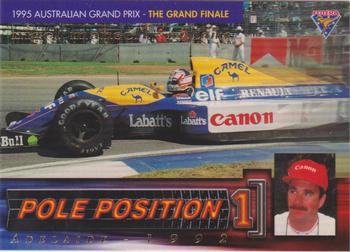 1995 Futera Australian Formula One Grand Prix - Pole Position #PP 8 Nigel Mansell Front