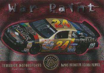 1997 Pinnacle Totally Certified - Platinum Red Promo #74 DuPont Automotive Chroma Premier Front