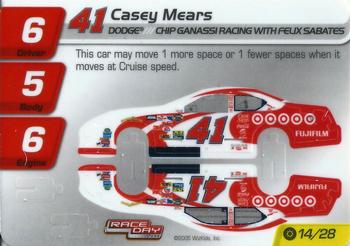 2005 WizKids Race Day CRG #14a Casey Mears Front
