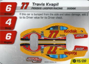 2005 WizKids Race Day CRG #15a Travis Kvapil Front