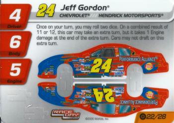2005 WizKids Race Day CRG #22a Jeff Gordon Front