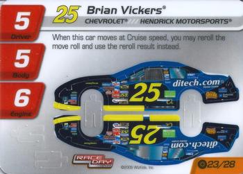 2005 WizKids Race Day CRG #23a Brian Vickers Front