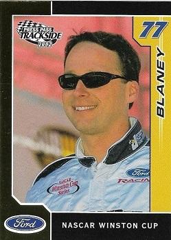2002 Press Pass Trackside - Beckett Samples #16 Dave Blaney Front