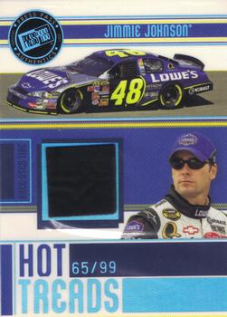 2007 Press Pass Stealth - Hot Treads Blue #HT 4 Jimmie Johnson Front